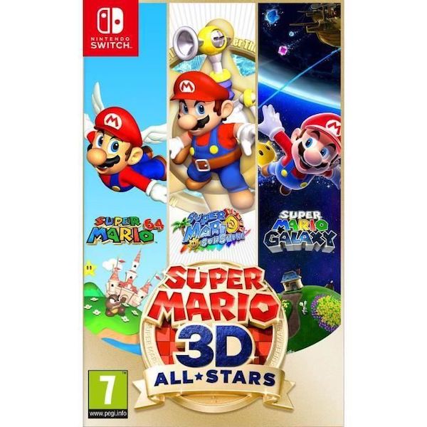 Super Mario 3D All Stars pour Nintendo Switch à 31,49 € sur Cdiscount
