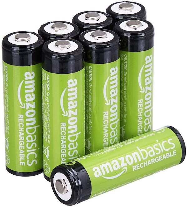 Lot de 8 piles rechargeables AA Amazon Basics à 10,51 € sur Amazon