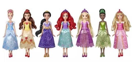 Coffret de 7 poupées mannequin Disney à 24,95 € via remise fidélité chez Carrefour