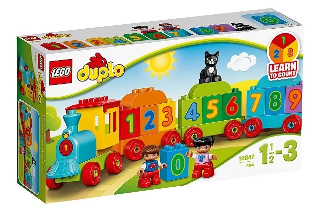 Coffret LEGO Duplo Le Train des Chiffres à 9,50 € sur Leclerc