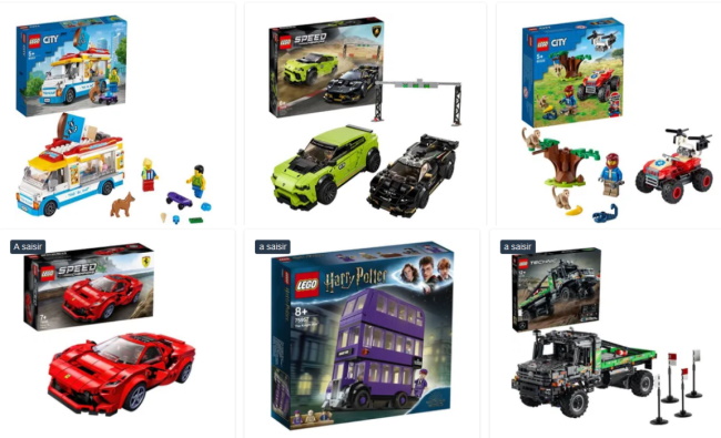 2 produits voitures LEGO achetés, le 3e offert chez Cdiscount