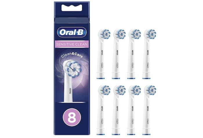 Lot de 8 brossettes Oral-B Sensitive Clean à 21,99 € sur Amazon