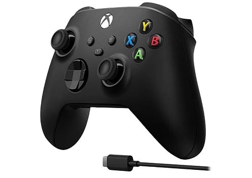 Manette Microsoft Xbox avec câble PC à 48,99 € sur Leclerc