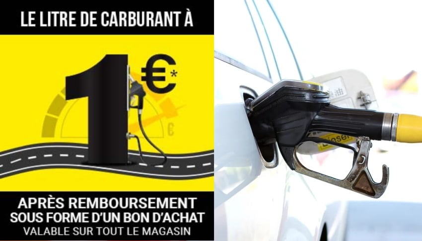Géant Casino : le litre de carburant à 1€ après remboursement en bon d’achat