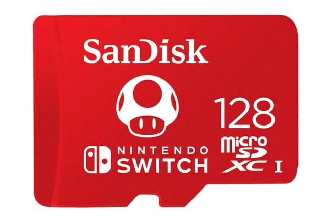 Carte Micro SD Sandisk Nintendo Switch 128 Go à 18,74 € avec un code promo chez Boulanger