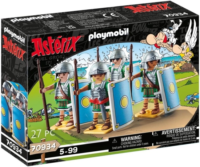 La boîte Playmobil 70934 Astérix : Les légionnaires romains à 12,99 € sur Amazon