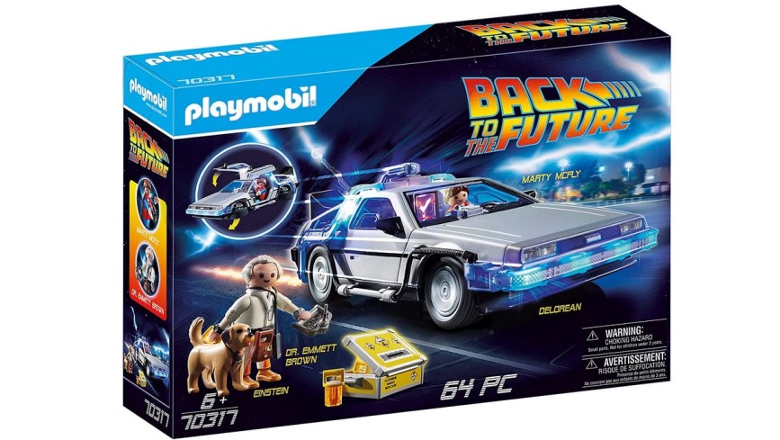 Playmobil 70317 Back to The Future Delorean pas cher