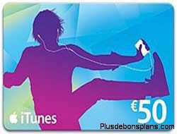 15 euros de réduction carte iTunes de 50 euros chez la Fnac